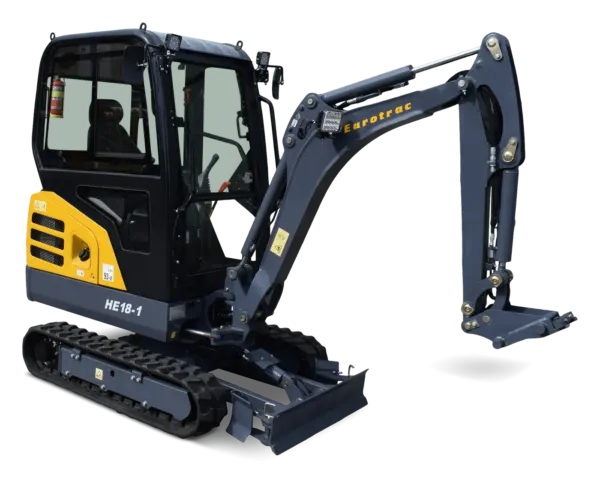 Eurotrac HE18 C minigraver met cabine