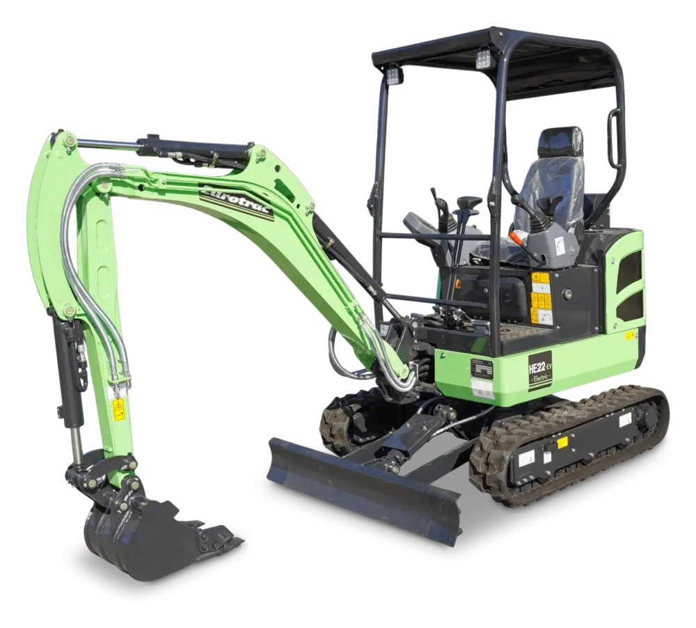 Eurotrac HE22-EV R elektrische minigraver