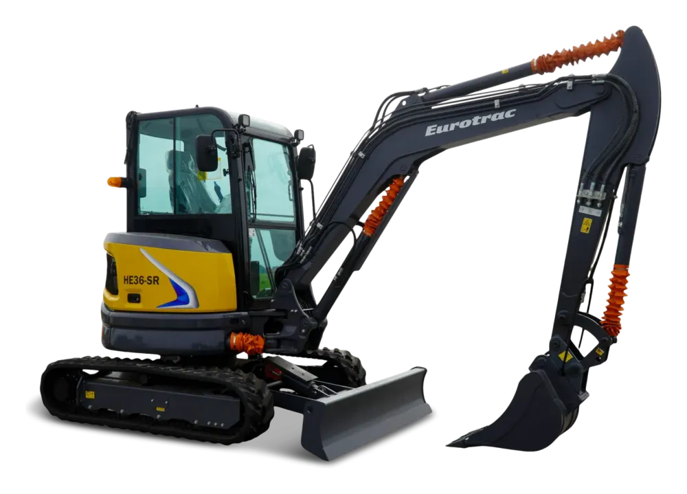 Eurotrac HE36-SR C minigraver met cabine