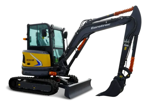 Eurotrac HE36-SR C minigraver met cabine