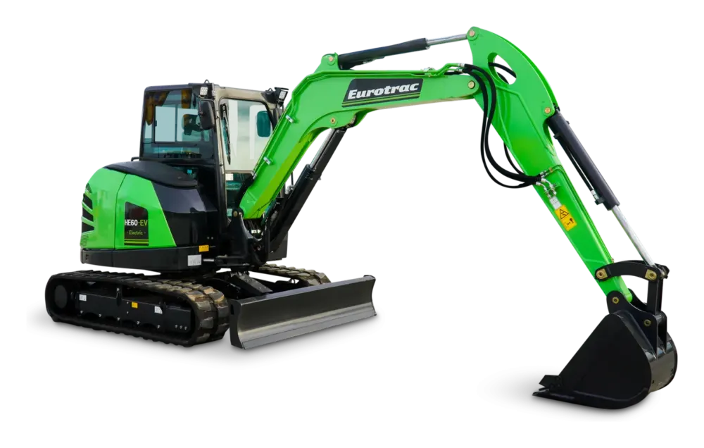 Eurotrac HE60-EV elektrische graafmachine
