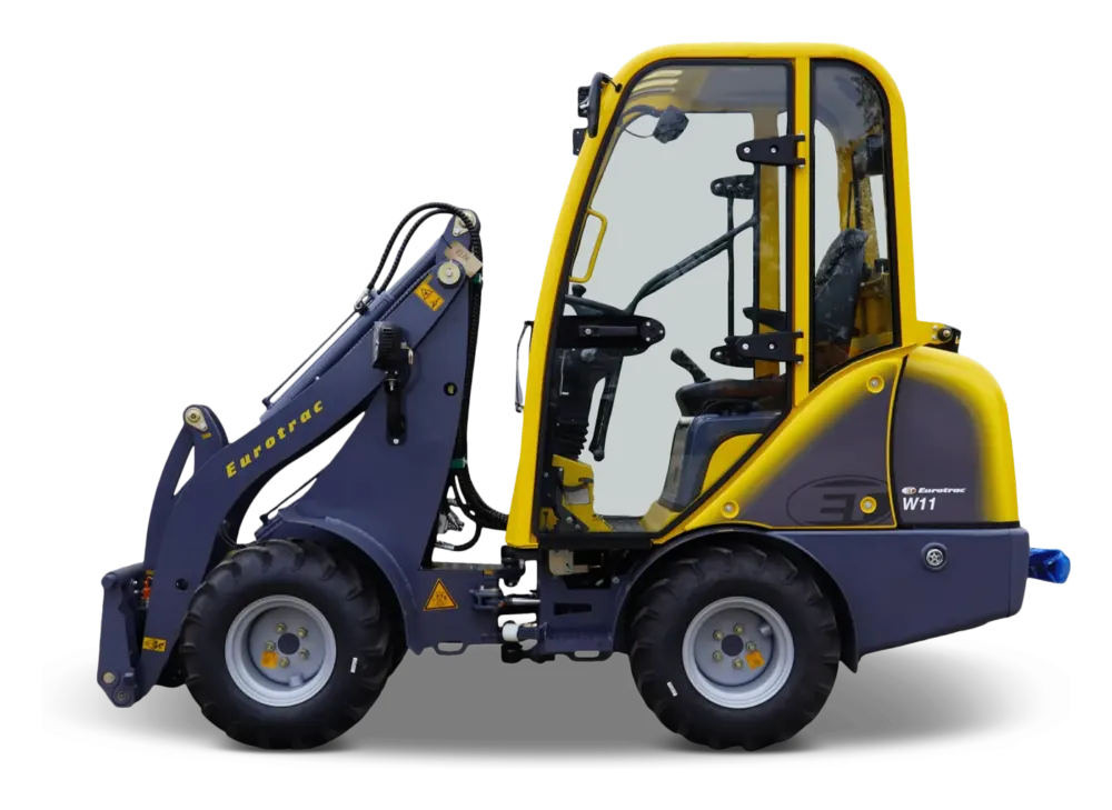 Eurotrac W11 C minishovel met cabine