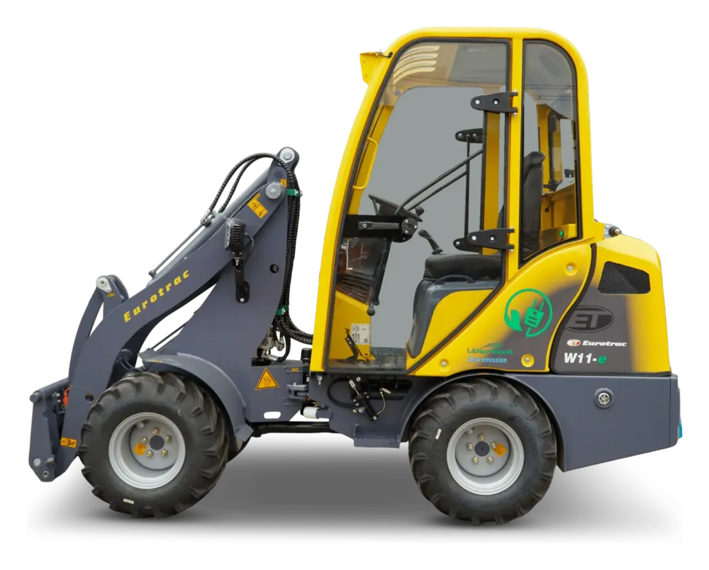 Eurotrac W11 EC elektrische minishovel met cabine