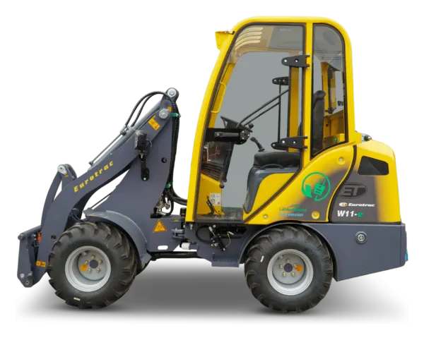 Eurotrac W11 EC elektrische minishovel met cabine