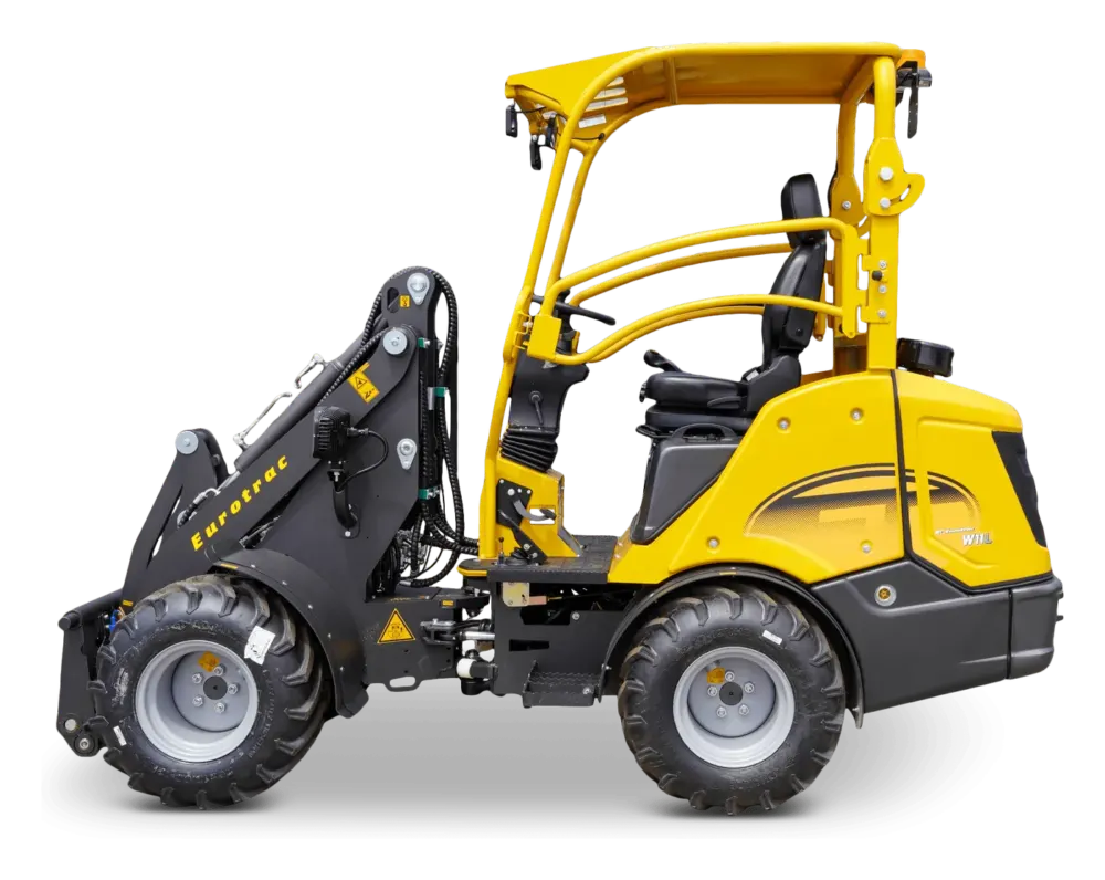 Eurotrac W11 L minishovel met lange wielbasis
