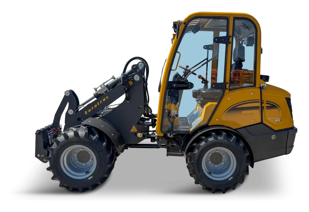 Eurotrac W12 CMS minishovel met cabine