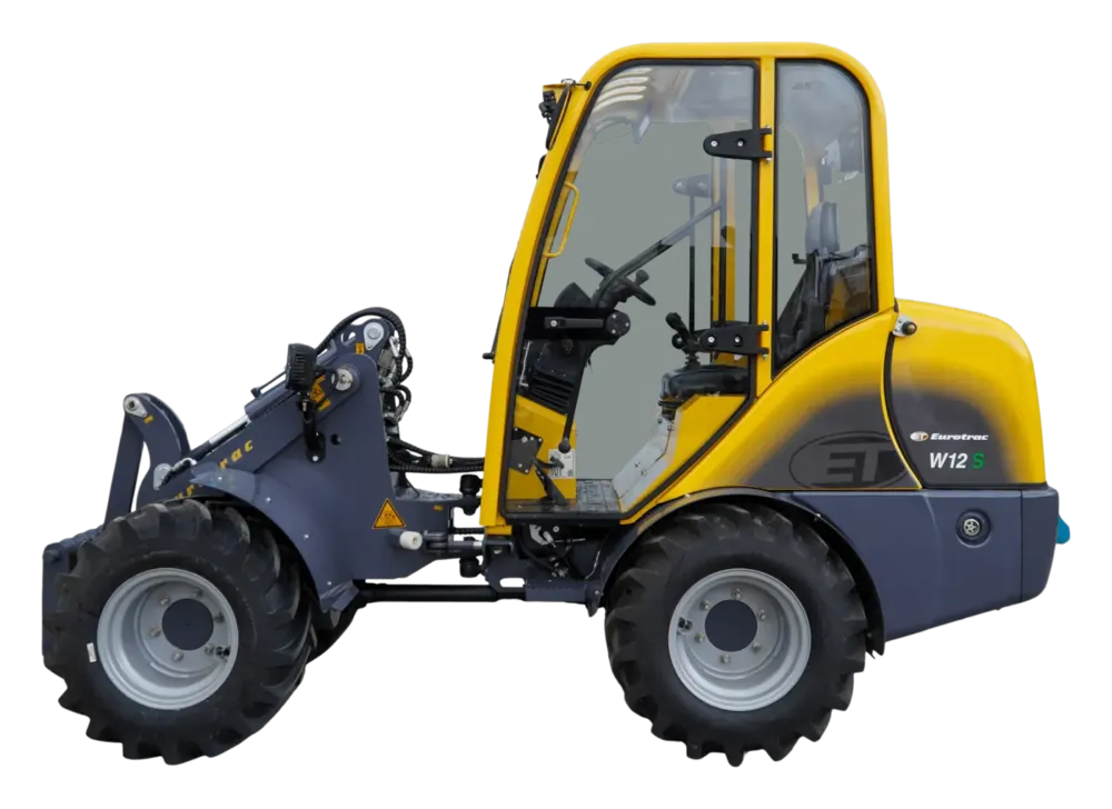 Eurotrac W12 ICS minishovel met cabine
