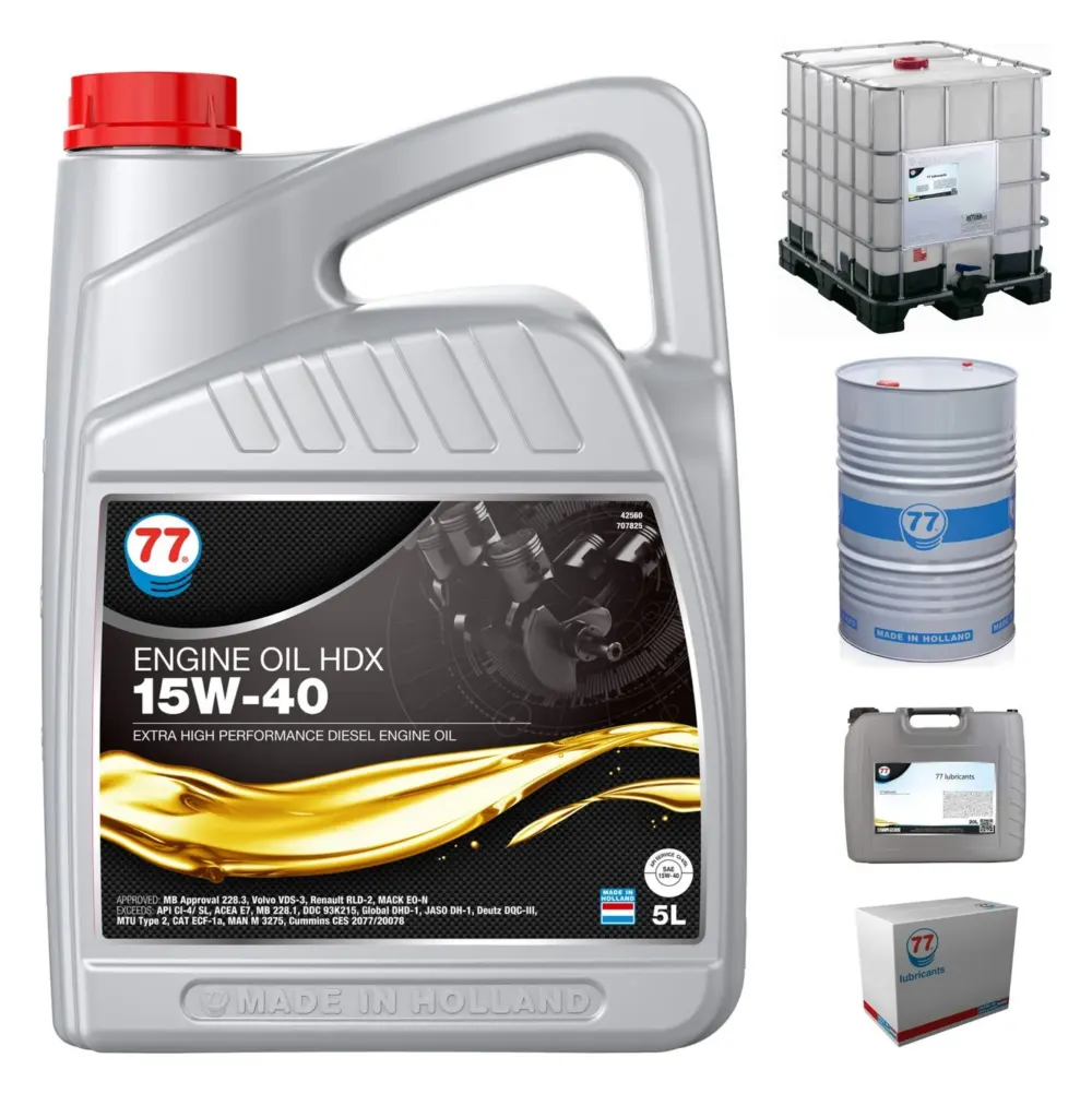 77 Lubricants motorolie HDX 15W-40