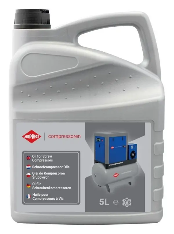 Airpress schroefcompressorolie ISO VG 46, 5 liter