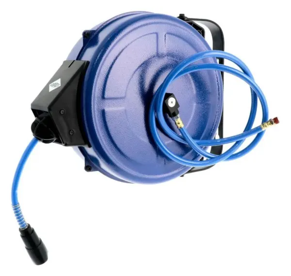 Airpress luchtslanghaspel PU 15 m, 8 x 12 mm, wandmodel zelfoprollend
