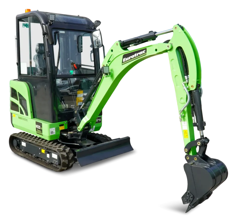 Eurotrac HE22-EV elektrische minigraver