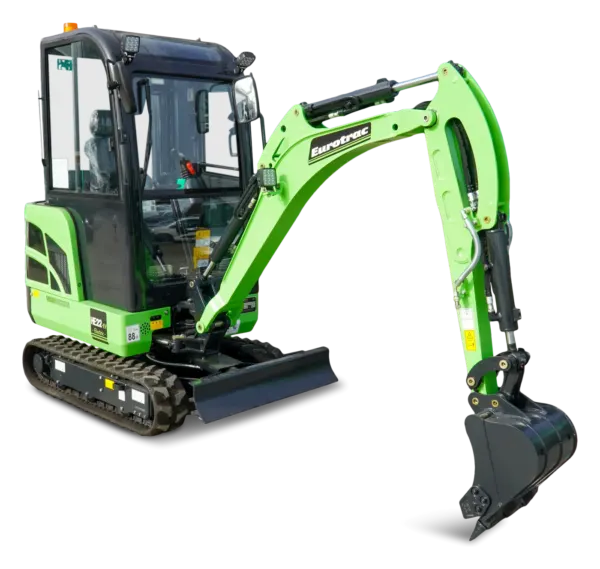 Eurotrac HE22-EV elektrische minigraver