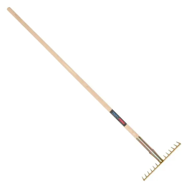 Talen Tools F14 asfalthark gesmeed, 14 tanden, 35 cm, essenhouten steel 160 cm