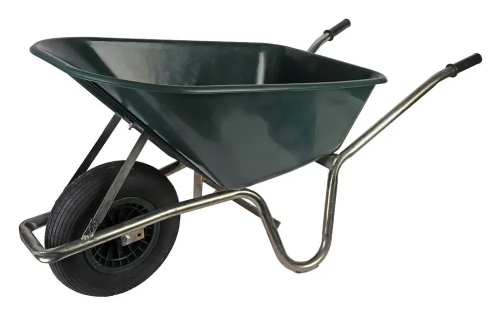 Talen Tools KW100 kruiwagen kunststof, groen, 100 liter