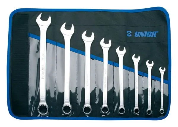 Unior 120/1CT steekringsleutelset lang model, 8-delig
